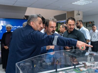 بازدید مدیر عامل شرکت سرمایه گذاری صندوق بازنشستگی کشوری از مجتمع پتروشیمی جم