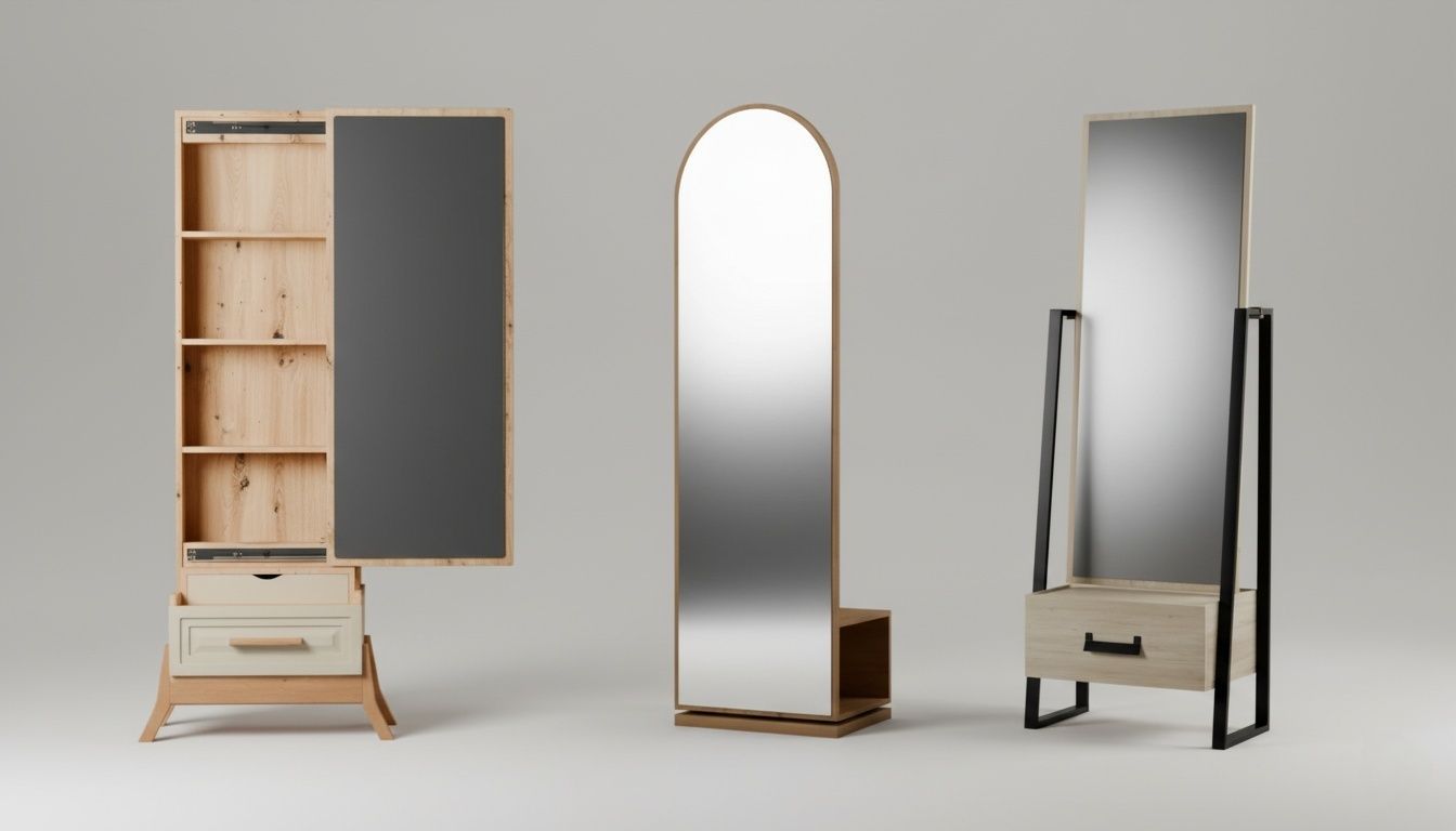 آینه قدی چوبی یا فلزی و معرفی مدرن ترین ها آینه قدی مدرن