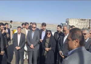 بازدید وزیر راه و شهرسازی از پروژه کریدور شرق به غرب سیستان و بلوچستان