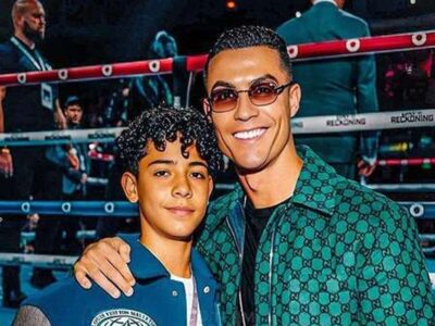 رونالدو با پسرش همبازی میشود؟