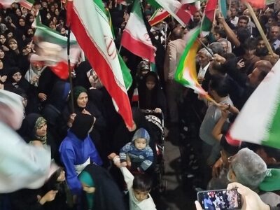 رژه کالسکه سواران در اجتماعات مردمی در بردسکن