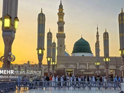 نخستین گروه از زائران بیتالله الحرام وارد مدینه شدند