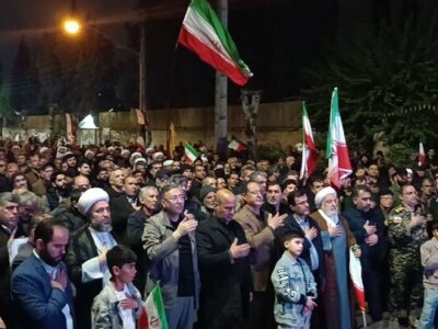 پنجاه و هشتمین شب حضور مرزنشینان آستارایی در میدان