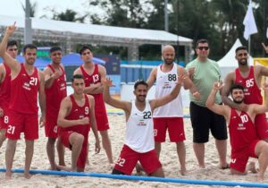 پیروزی قاطع هندبال ایران مقابل سرلانکا