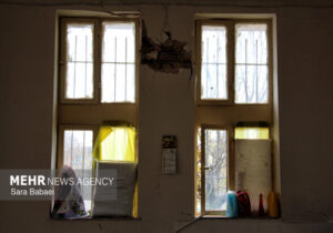 گزارش خبرنگار مهر از خسارات حمله به شهر روانسر و خسارت خوابگاه دخترانه