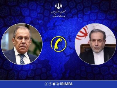 گفتگوی تلفنی وزرای امور خارجه جمهوری اسلامی ایران و روسیه