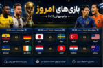 برنامه و زمان بازیهای امروز جام جهانی/امشب کدام مدعیان حذف میشوند؟