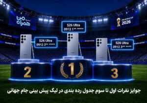 جوایز ویژه قهرمانان جام همراه من