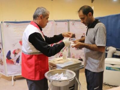 ایزدپناه: درمانگاه هلالاحمر استان بوشهر به زائران اربعین خدمات میدهد