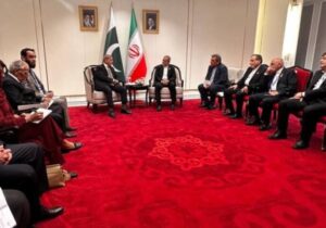 دیدار سران ایران و پاکستان در حاشیه اجلاس سران سازمان همکاری شانگهای