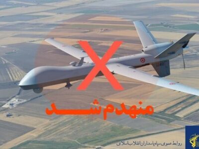 یک فروند پهپاد MQ9 در شرق تنگه هرمز منهدم شد