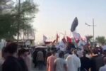 اعتراضات در بصره علیه محدودیت پروازها میان عراق و ایران