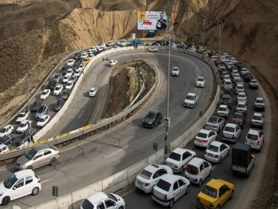 ترافیک سنگین در جادههای شمال