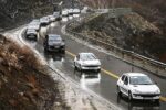 ترافیک نیمهسنگین در ۶ محور مواصلاتی کشور| بارش باران در ۳ استان